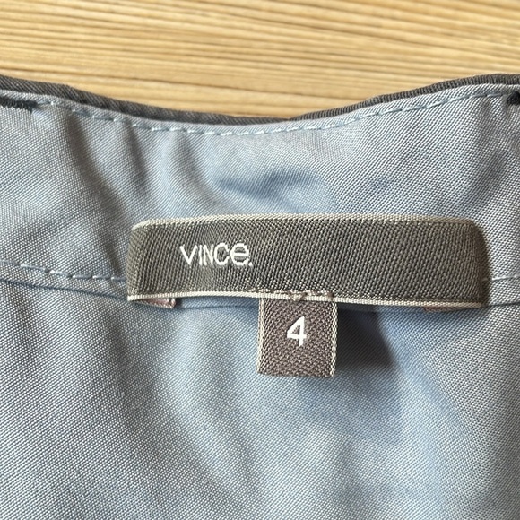 VINCE Side buckle Bermuda Short Flat Front Stretch cotton Cobalt blue Women’s 4 - Picture 7 of 12